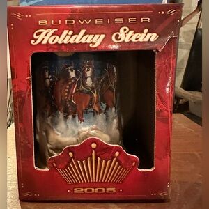 Budweiser Holiday Stein 2005